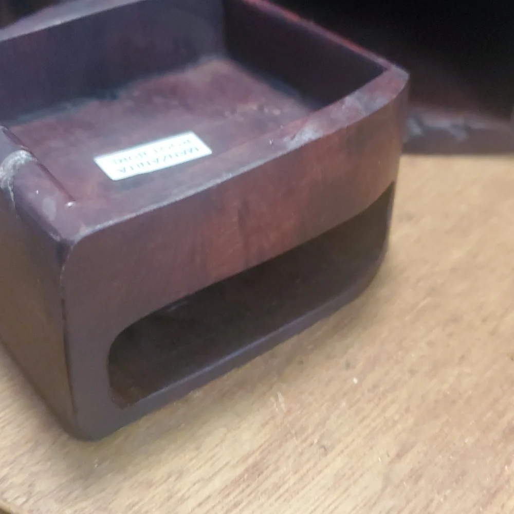 VINTAGE MANZANIA ROOT BURL TRINKET BOX RARE DD